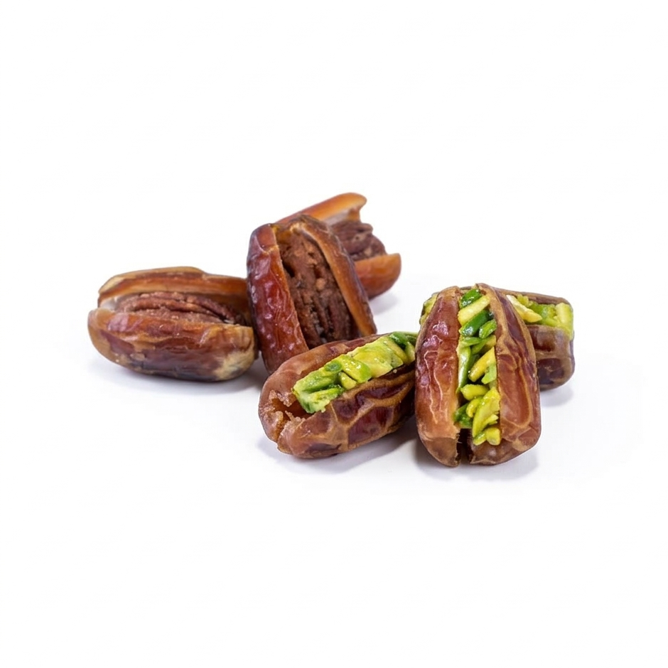 Sagai Dates Stuffed with Pistachio & Pecan