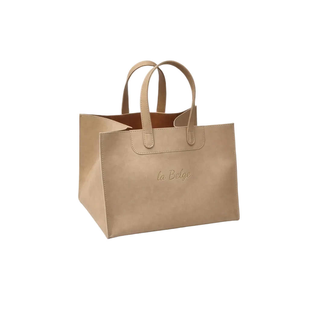 La Belge beige gift bag packaging
