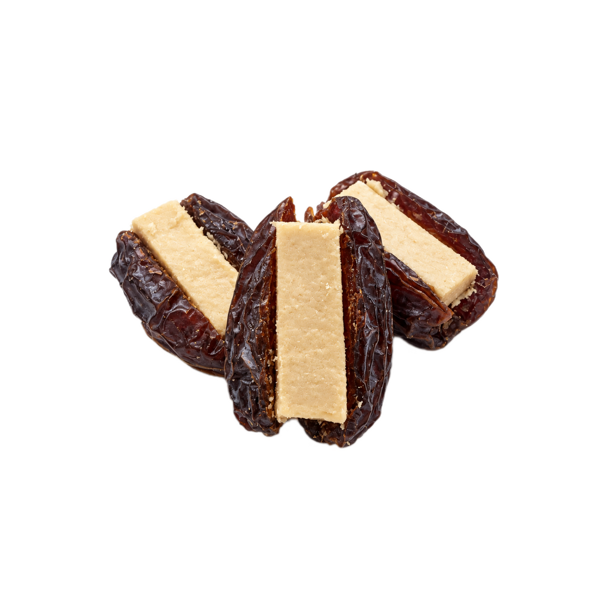 Premium Medjool dates filled with smooth natural tahini by La Belge