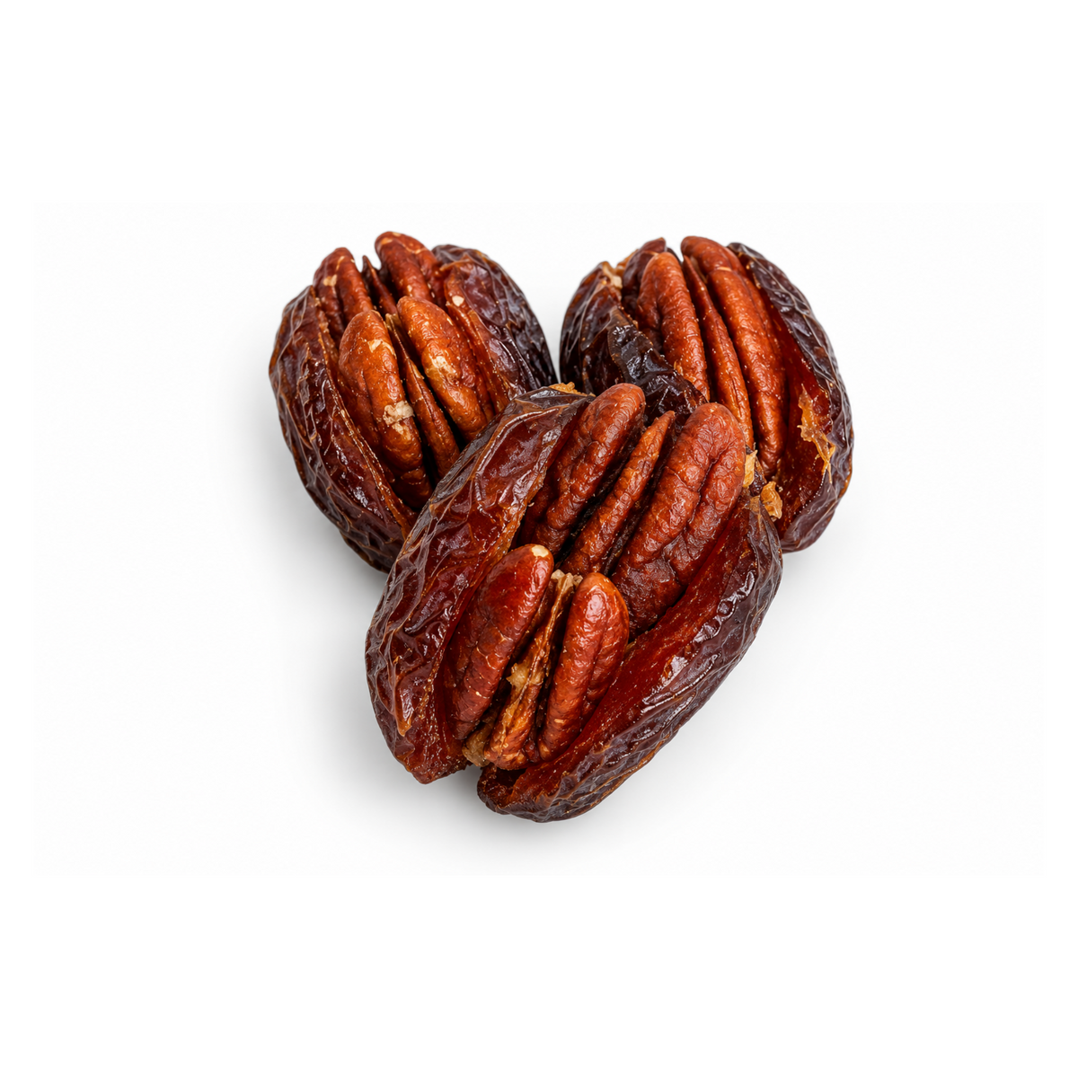 Premium Medjool dates filled with natural pecans by La Belge