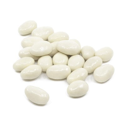La Belge White Chocolate Almond coated in smooth Belgian white chocolate.